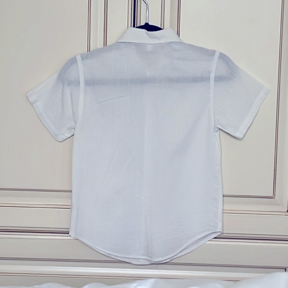 Baby Graziella Made in Italy white button down shirt 2Y - Picture 3 of 8